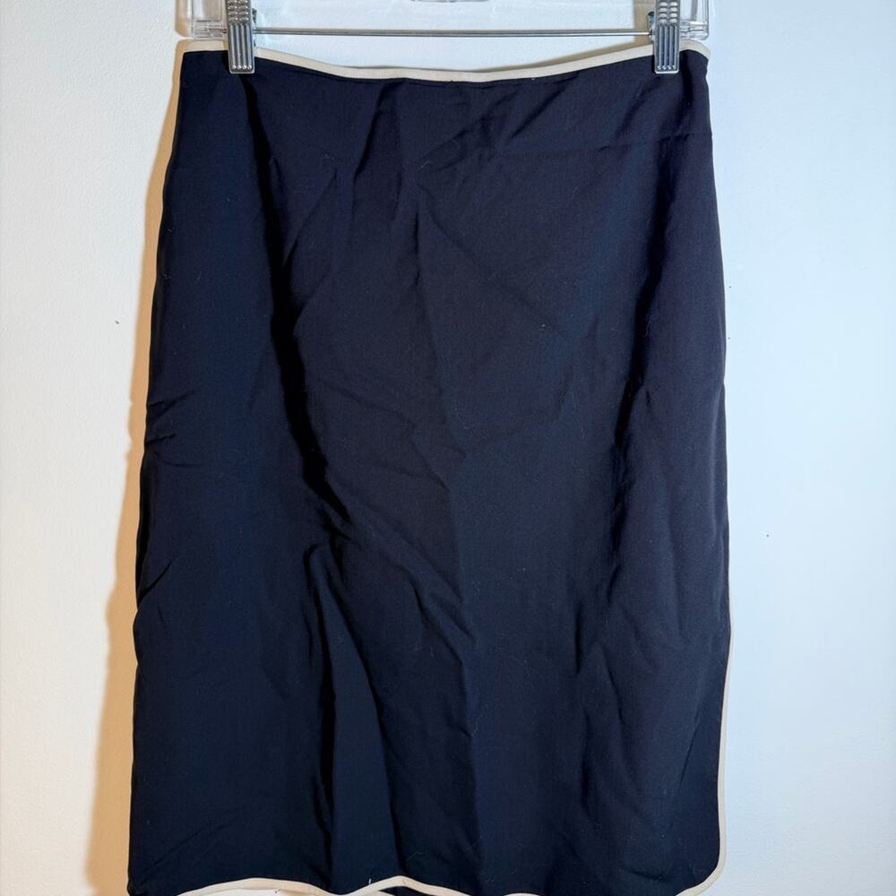 Banana Republic Wool Black Pencil Skirt
